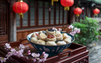 China: Das traditionelle Dessert „Tangyuan“ – Ein süßer Genuss aus China