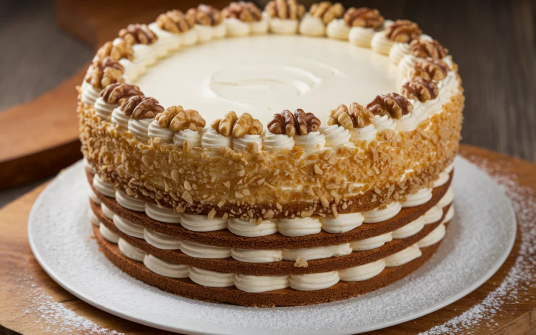 Ukrajina: Der köstliche Dessert – Kiev Cake (Kievskiy Tort)