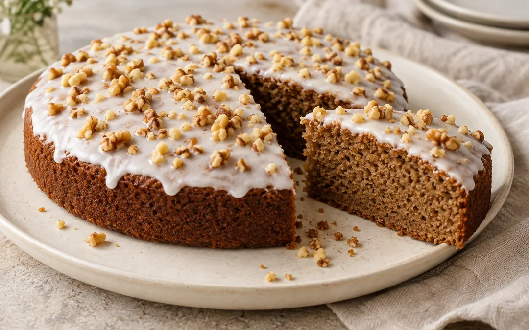 Irish Coffee Cake – Kaffeekuchen mit Whiskey und Glasur